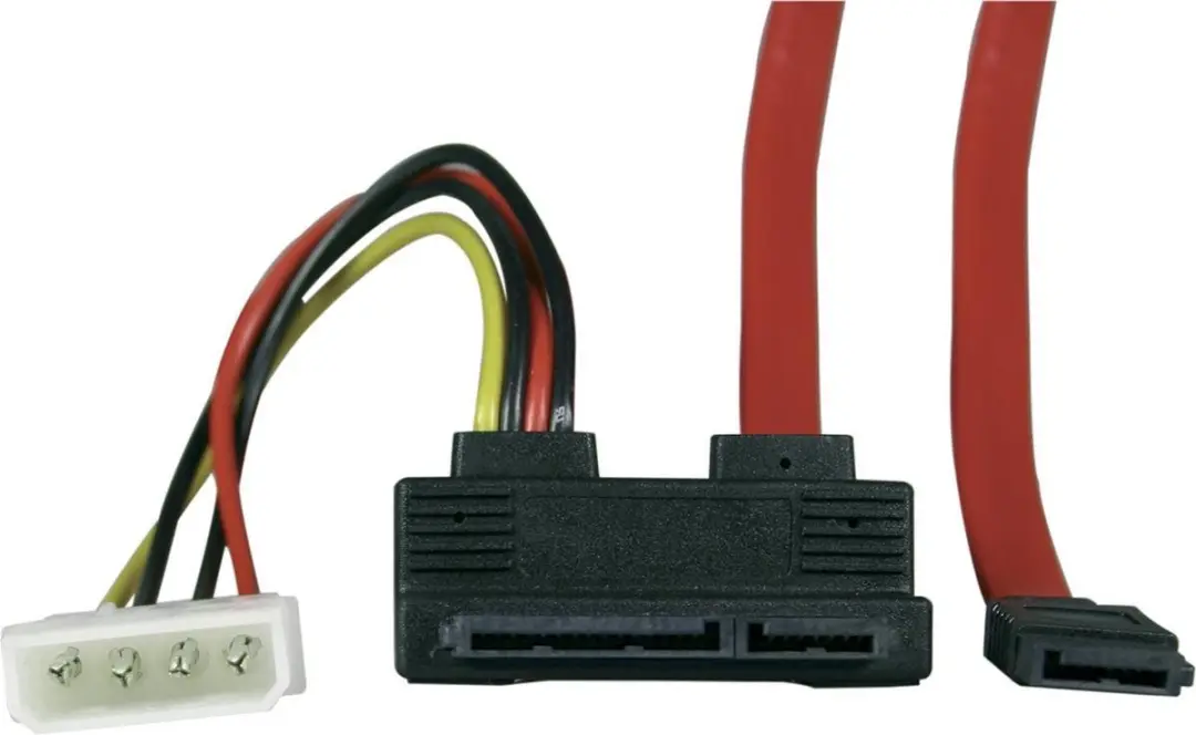 Deltaco SATA-05C SATA naar Molex/SATA Kabel