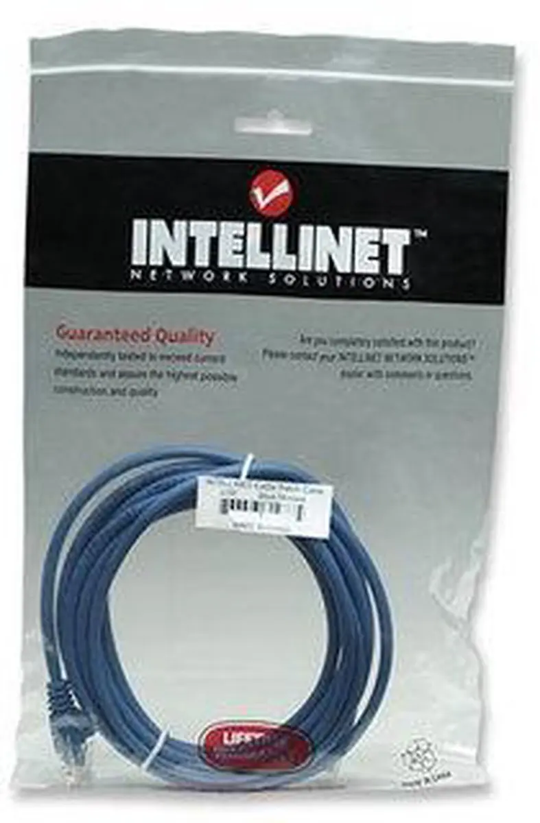 Intellinet 338400 Netwerkkabel Cat5e U/UTP 1,5m - Blauw
