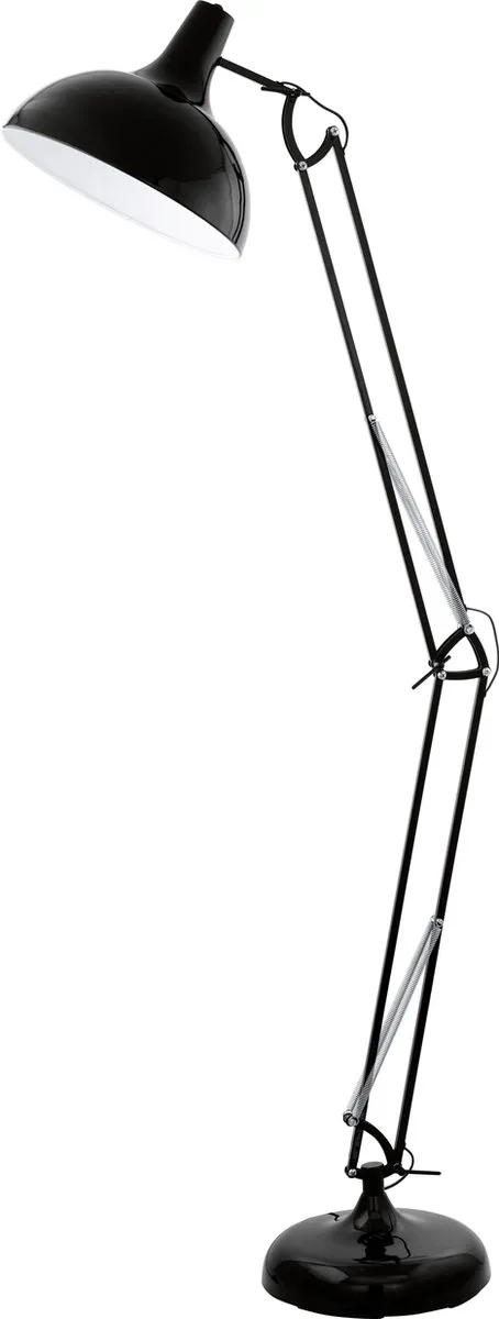 Eglo Borgillio Vloerlamp - 1 Lichtpunt - Zwart