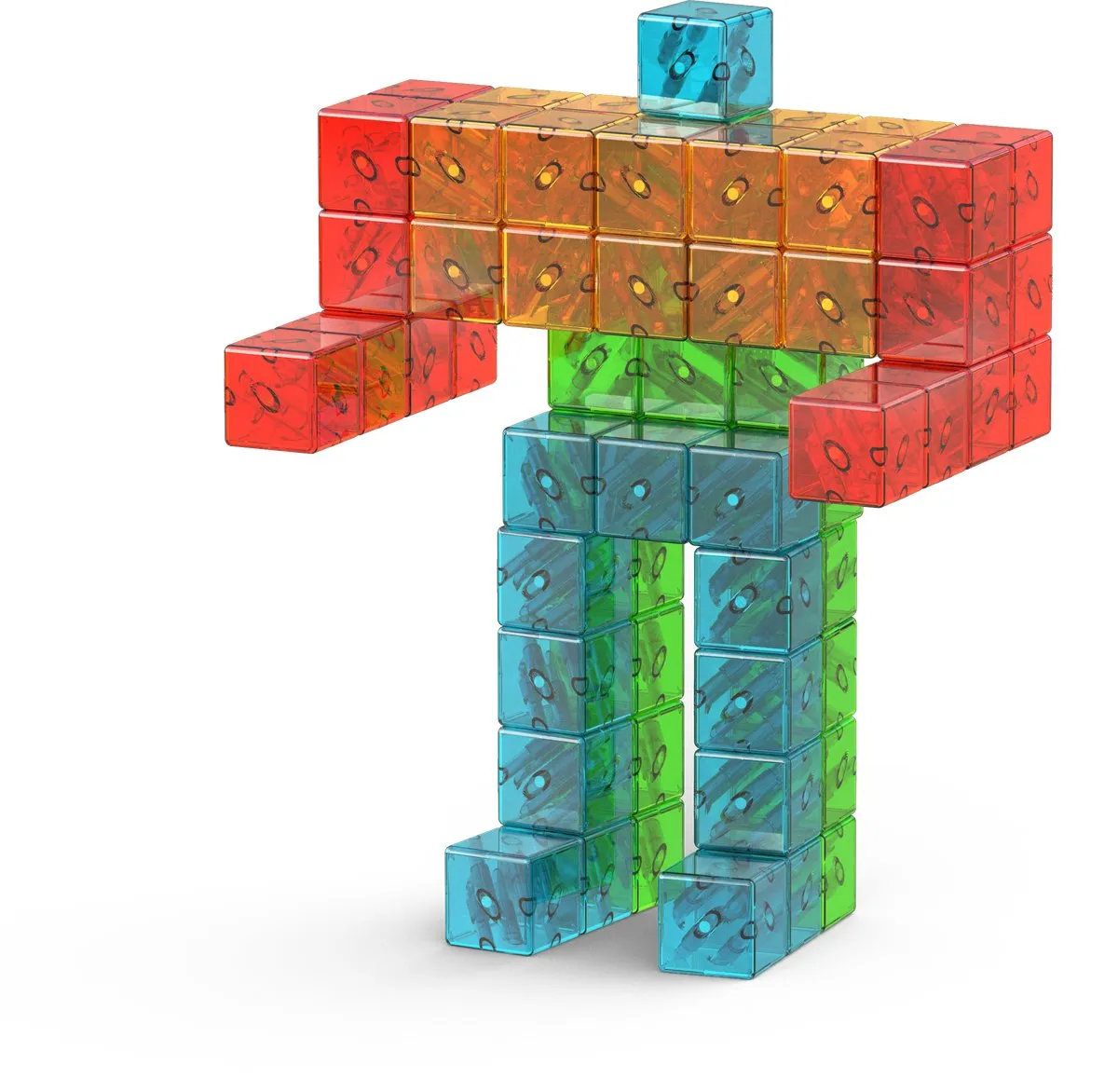 Geomag Magicube Bouwset 64-delig - Multicolor