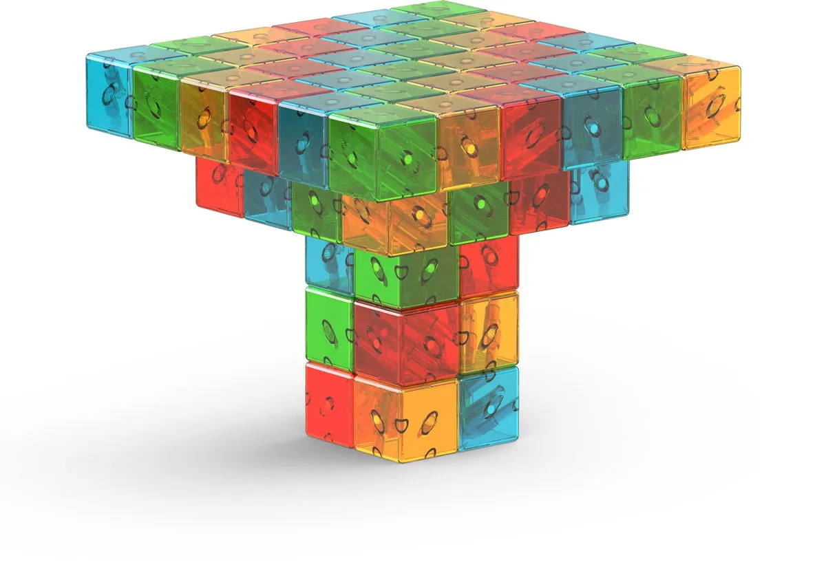 Geomag Magicube Bouwset 64-delig - Multicolor - afbeelding 6 van 6