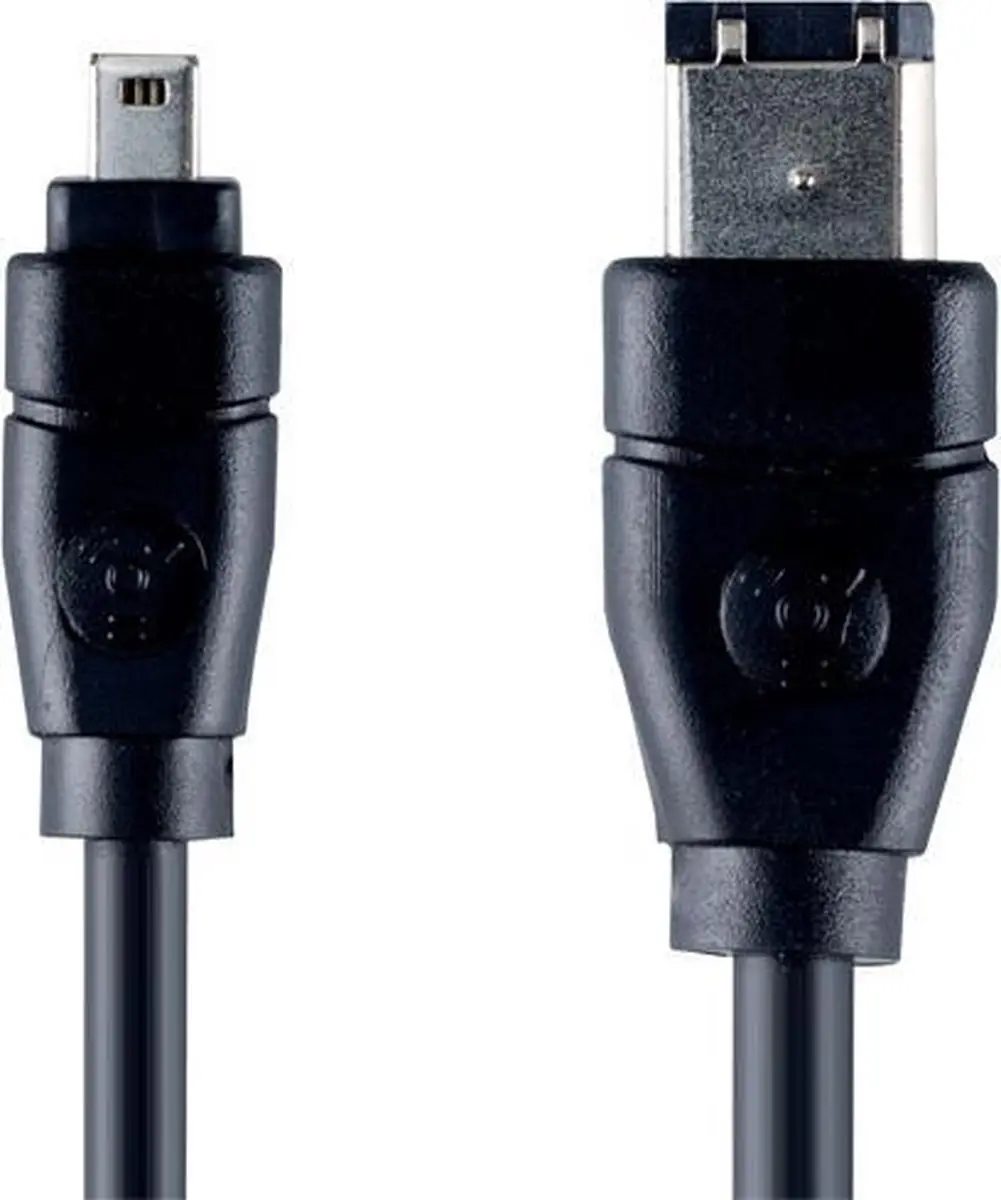 Scanpart Bandridge Firewire Kabel 2m - Zwart