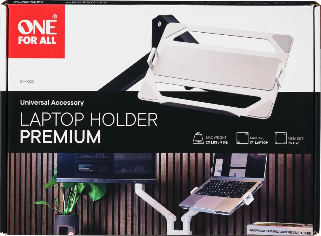 One For All DM0030 Laptophouder VESA 75x75 - Grijs - afbeelding 6 van 6