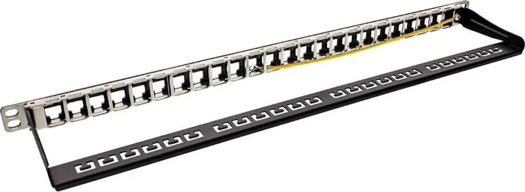 InLine Patchpanel 24-voudig 19" 0,5U - Zwart
