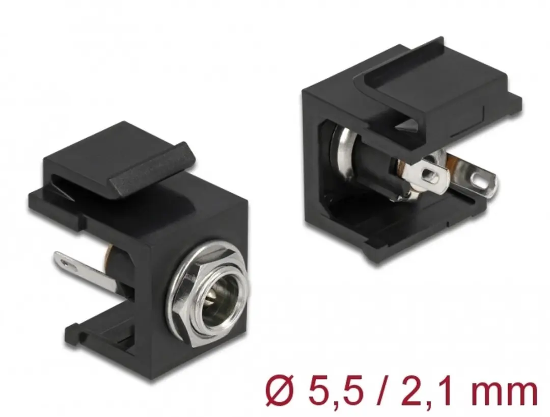 Delock Keystone Module DC 5.5x2.1mm
