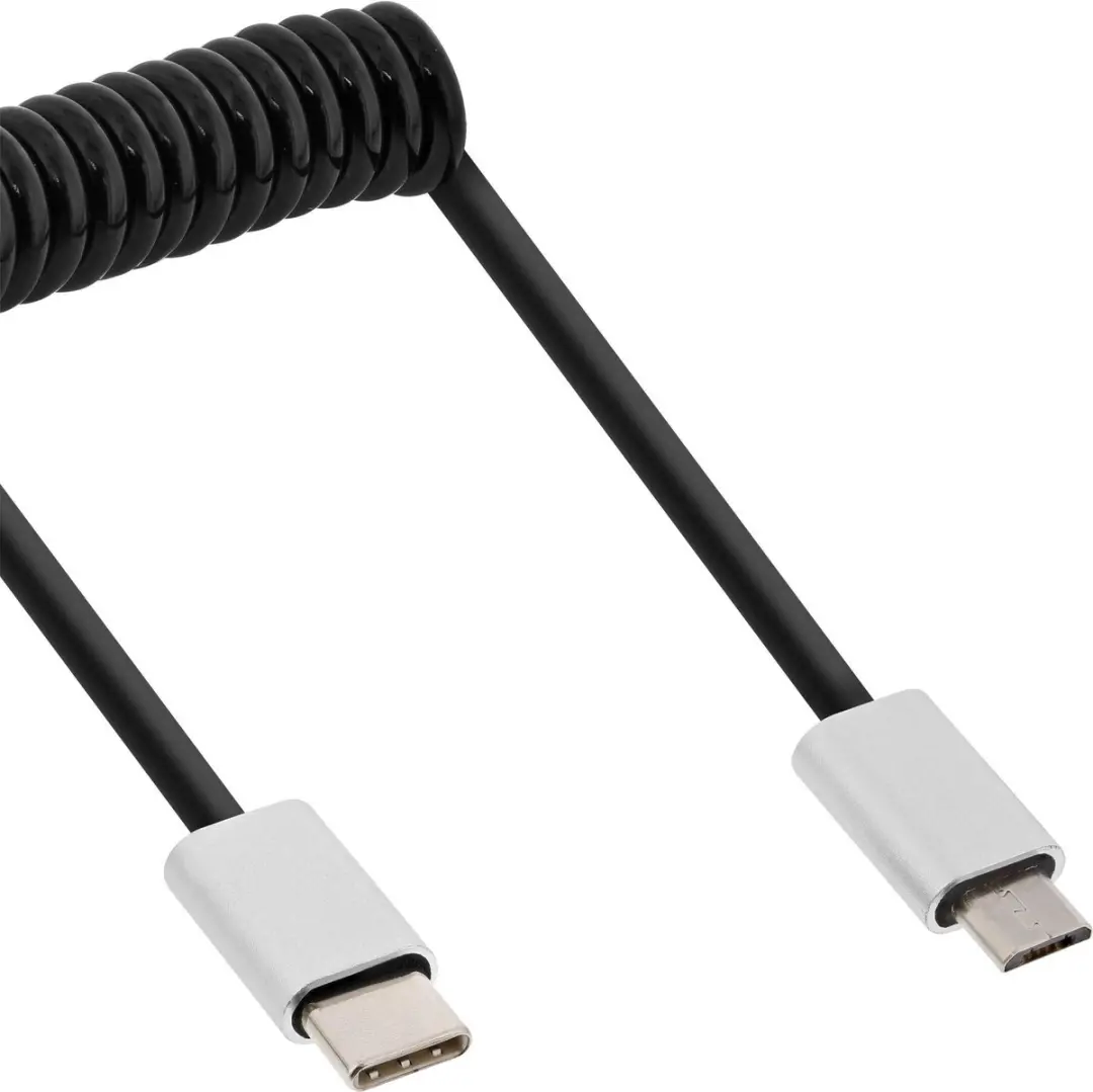 InLine USB Micro B naar USB-C Kabel 3m