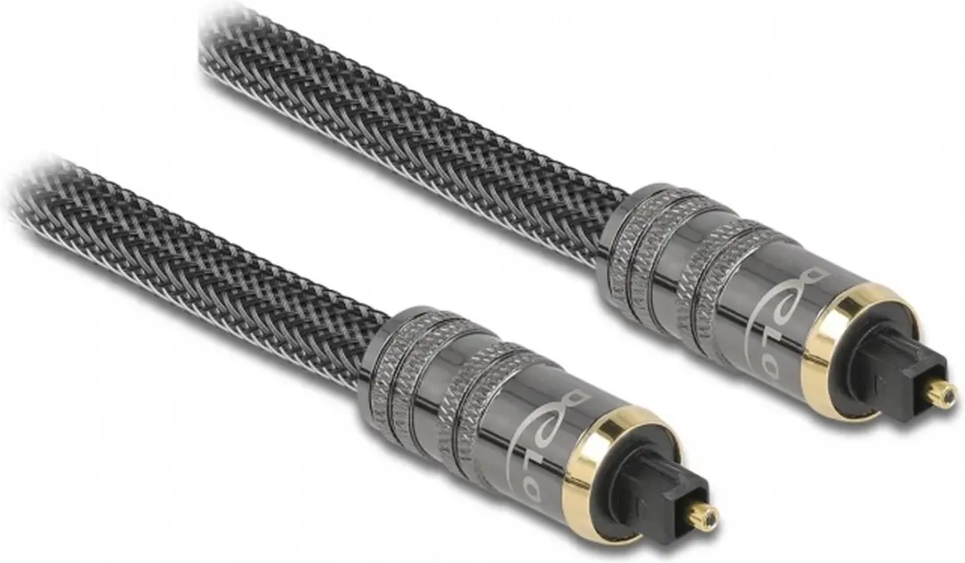 Delock TOSLINK Kabel M/M 5m - Antraciet