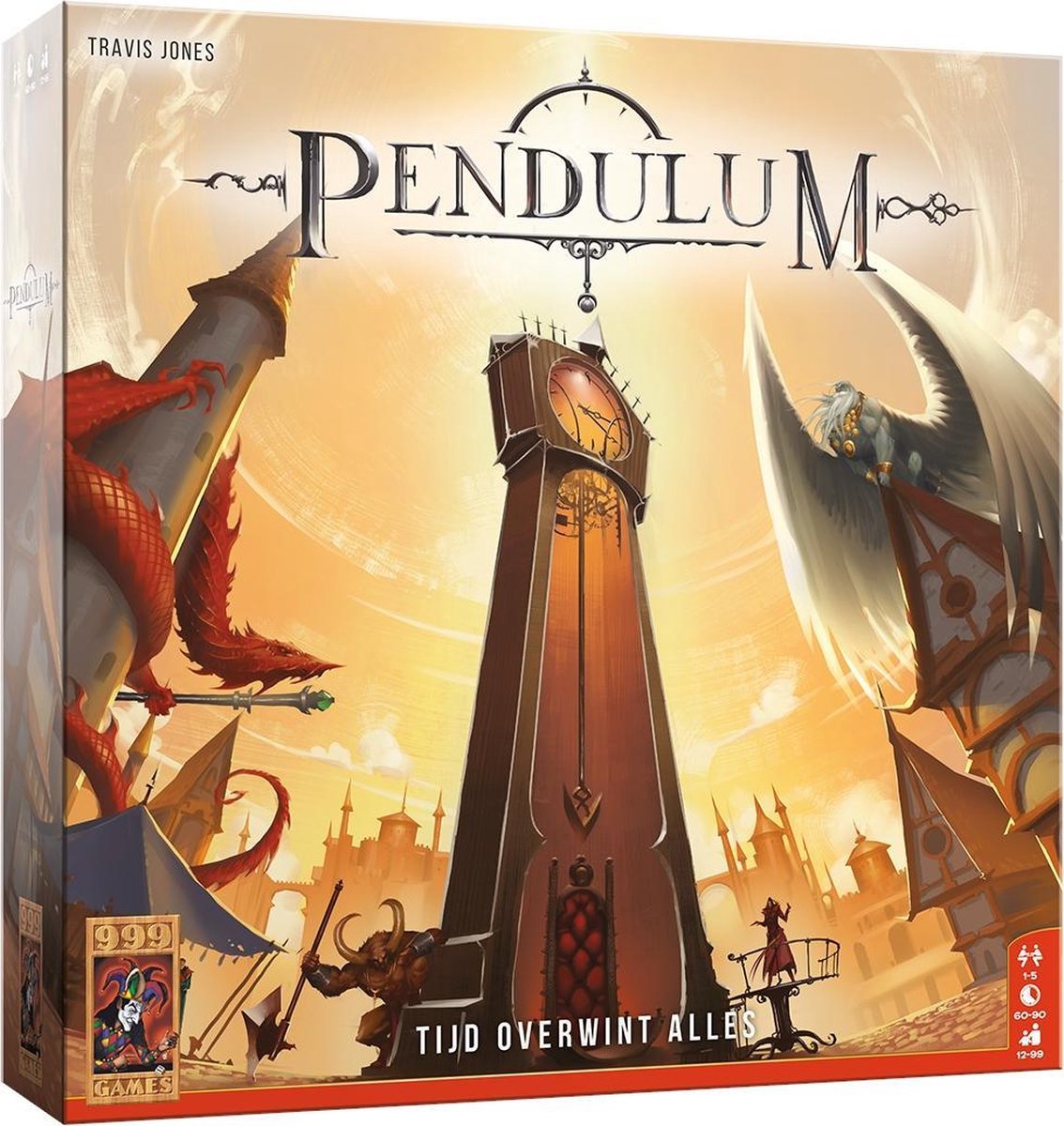 999 Games - Pendulum - Strategisch Bordspel - niet meer wachten op je beurt - voor 1 tot 5 spelers