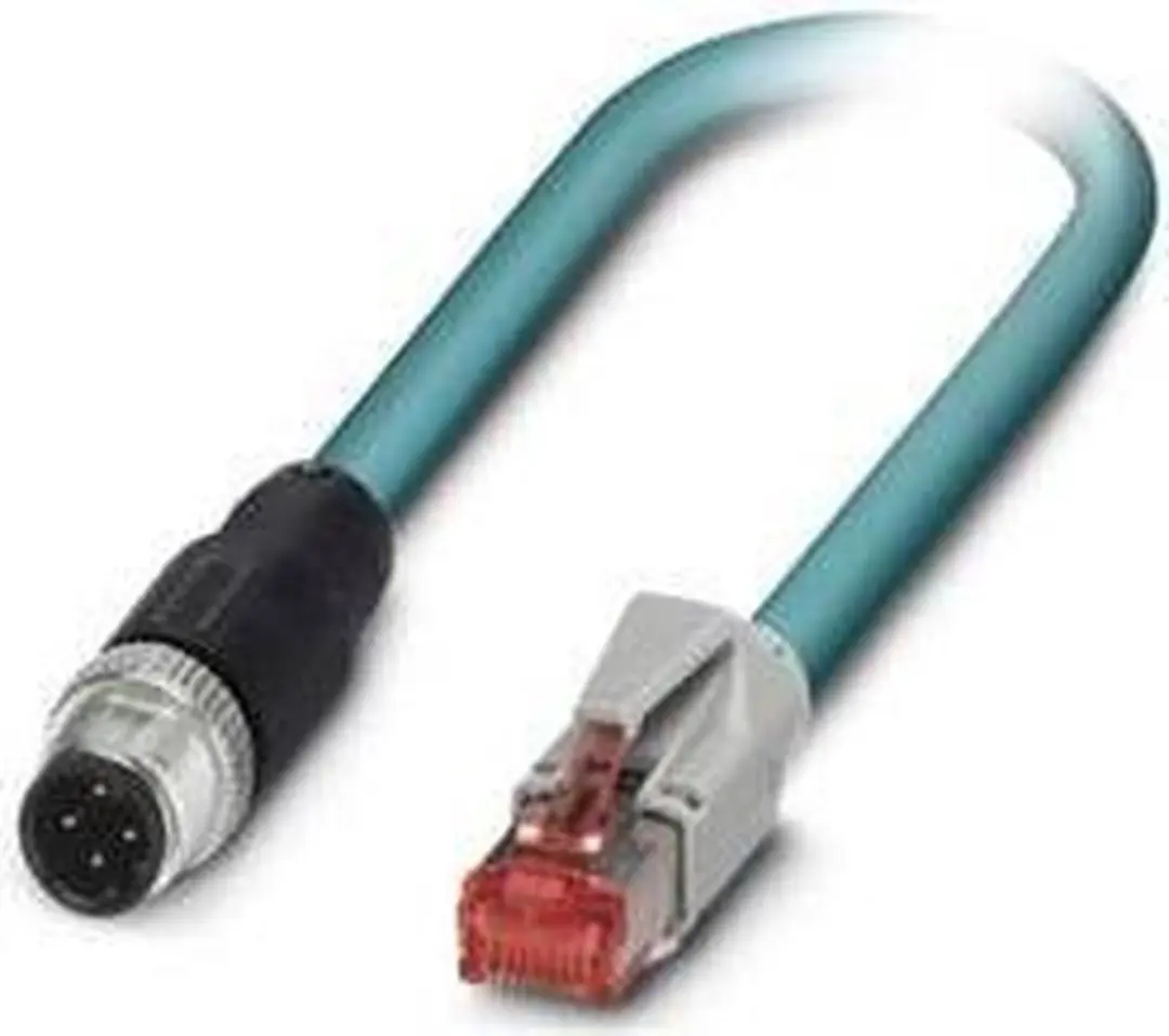 Phoenix Contact 1403497 M12/RJ45 Netwerkkabel CAT5e SF/UTP 0.5m
