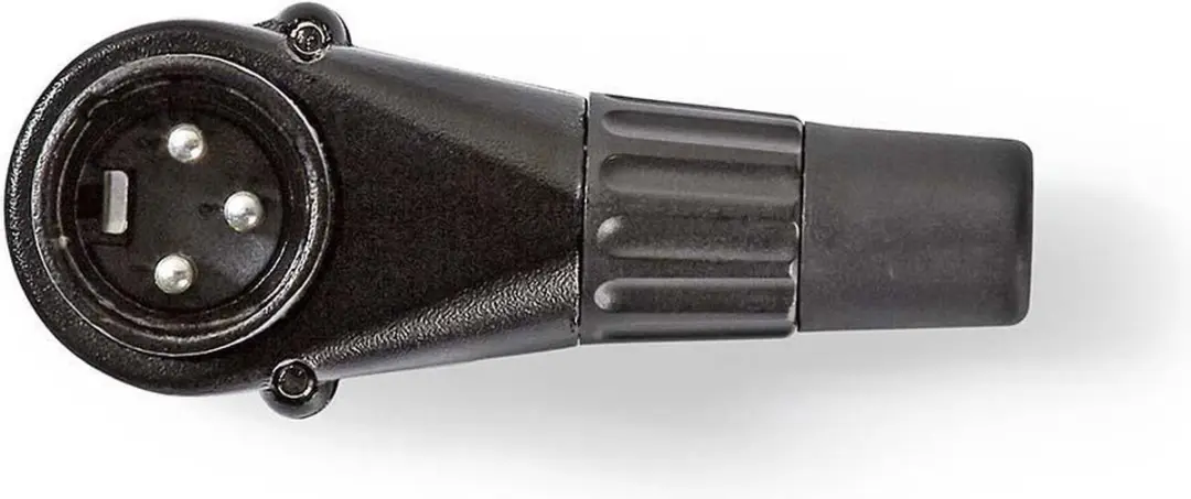 Nedis XLR-Connector COTP15901BK - Gehoekt Male - Zwart