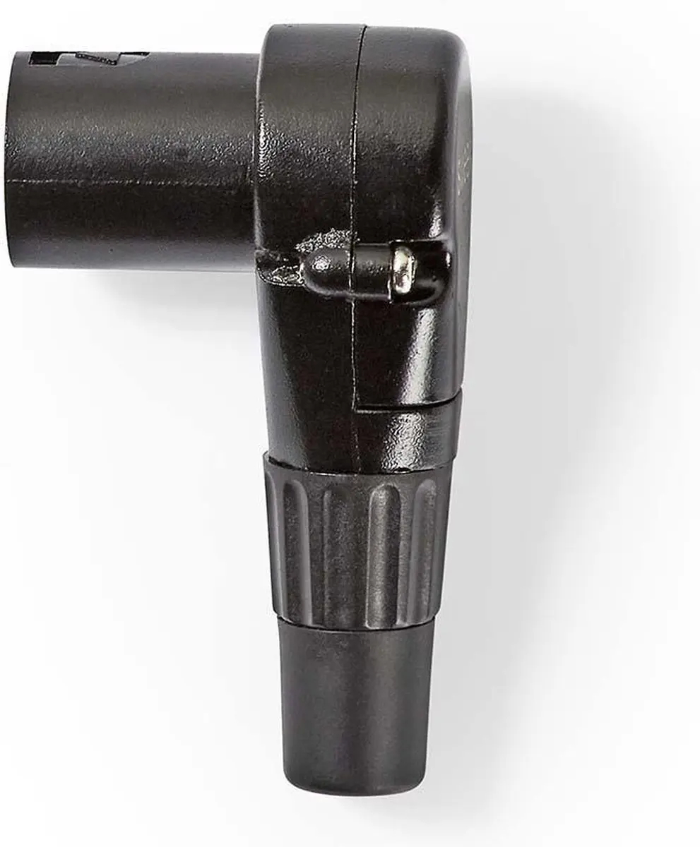 Nedis XLR-Connector COTP15901BK - Gehoekt Male - Zwart