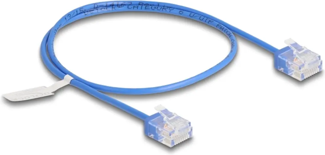 Delock RJ45 Cat.6 UTP Kabel 0.5m - Blauw