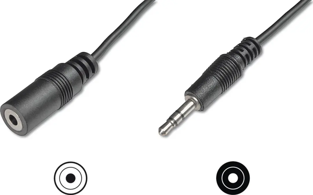 Digitus AK-510200-030-S Jackplug Kabel 2.5m
