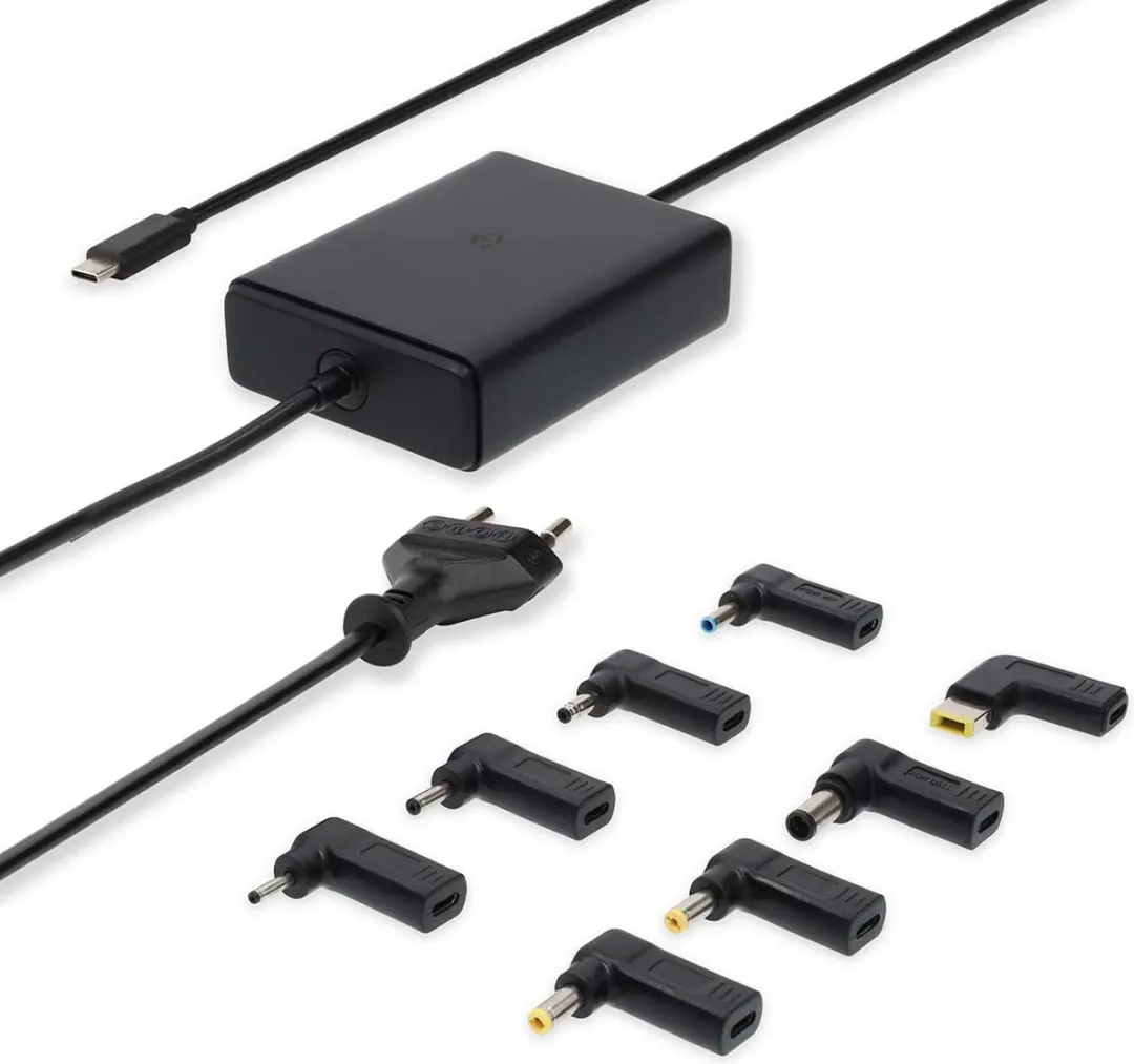 Nedis GaN Notebook-Adapter NBAU100110BK 100W