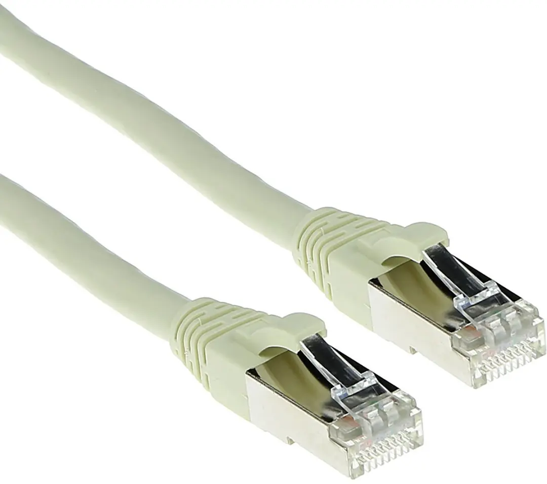 ACT Ivoor CAT6A Patchkabel 1m SFTP LSZH