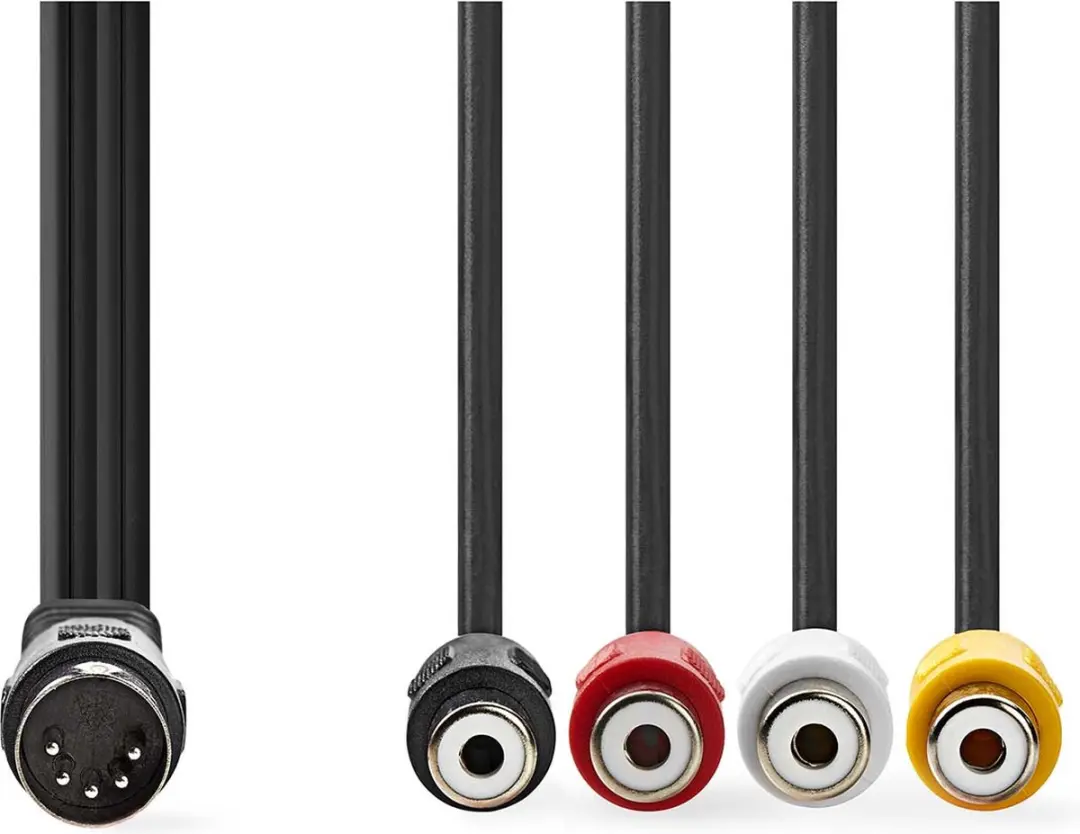 Nedis DIN-Audiokabel CAGL20450BK02