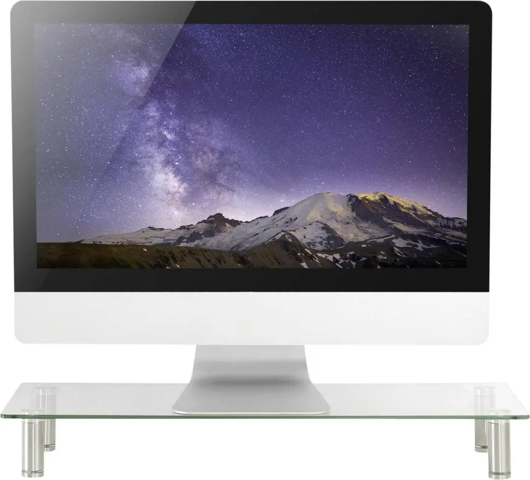 SpeaKa Professional SP-9007480 Monitorstandaard - 75-90mm Transparant