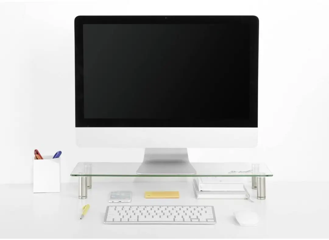 SpeaKa Professional SP-9007480 Monitorstandaard - 75-90mm Transparant - afbeelding 6 van 6