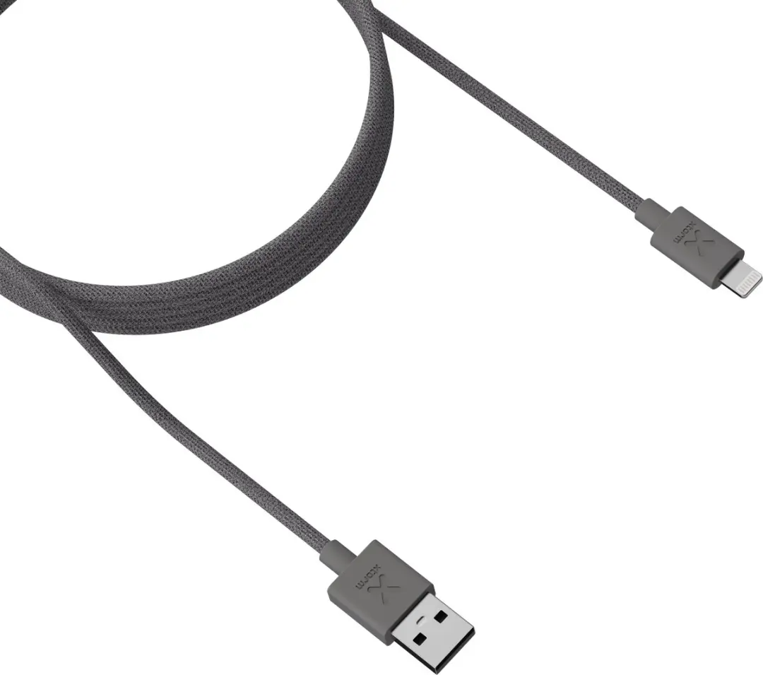 Xtorm Go2 USB naar Lightning Kabel 1m - Grijs - afbeelding 6 van 6