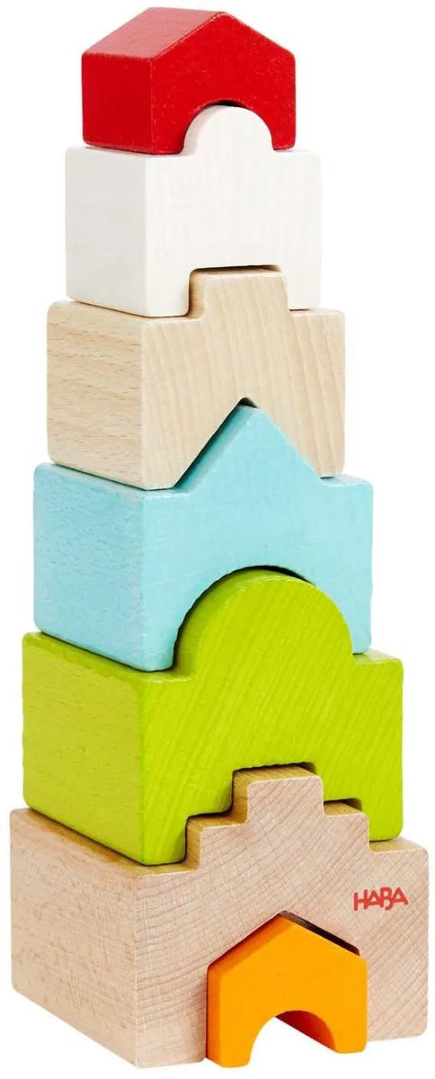 Haba Houten Stapeltoren Huis op Huis