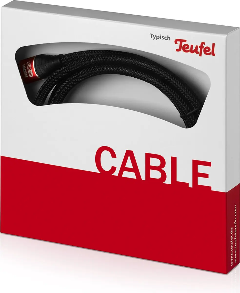 Teufel HDMI 2.0 Kabel 0.75m - Zwart