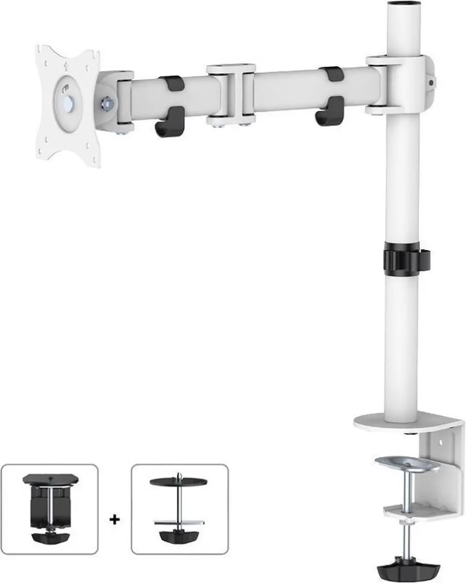 Neomounts NM-D135WHITE Monitorarm 10-30" - 1 Scherm - Wit