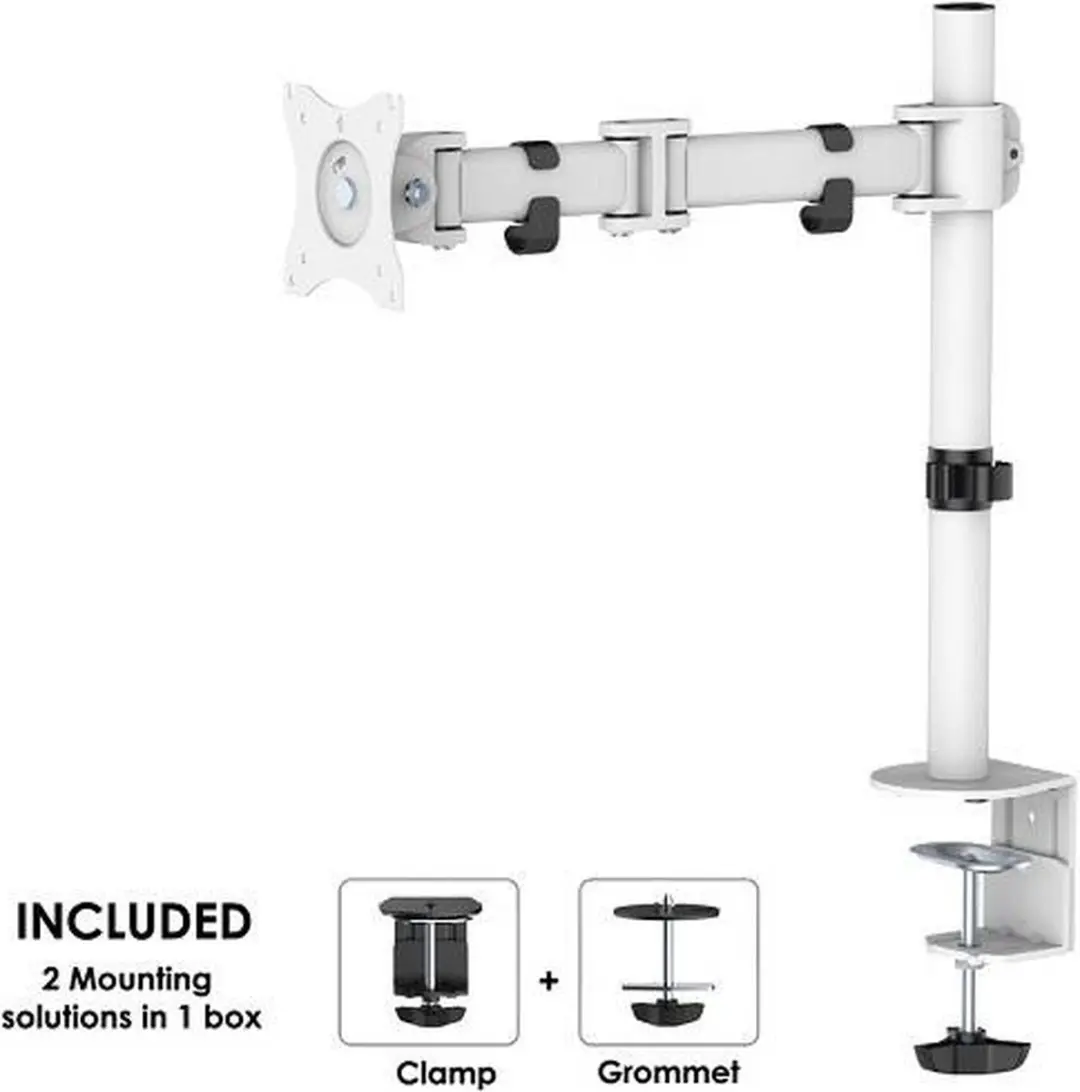 Neomounts NM-D135WHITE Monitorarm 10-30" - 1 Scherm - Wit