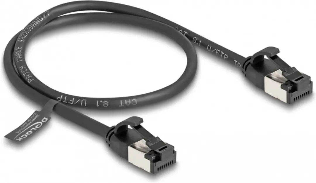 Delock Cat.8.1 RJ45 Kabel 0.5m - Zwart