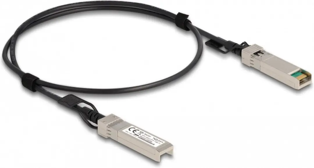Delock Twinax SFP+ Kabel 5m - Zwart/Zilver