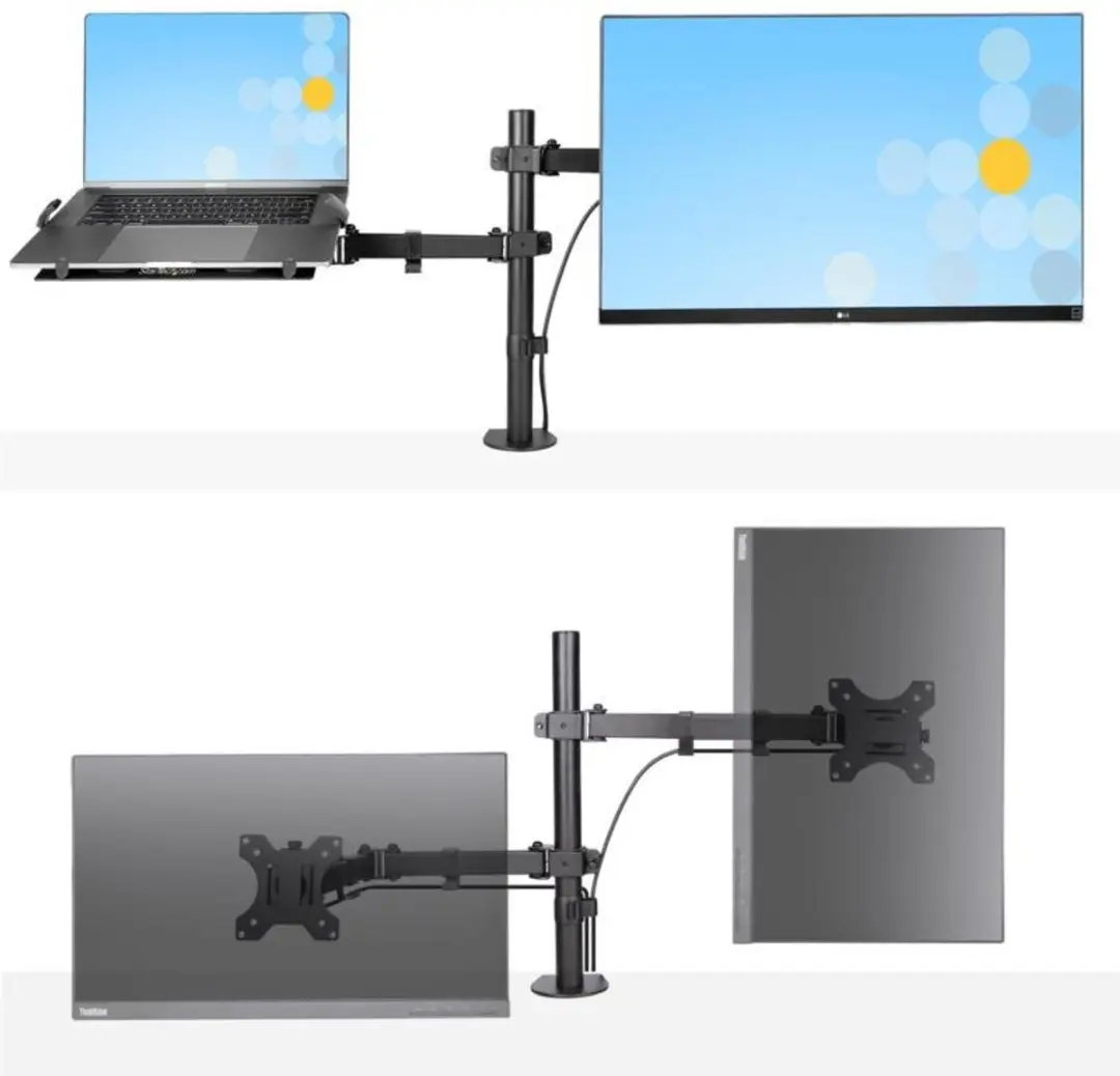 Startech A2-LAPTOP-DESK-MOUNT Laptopbeugel - 34" - Zwart