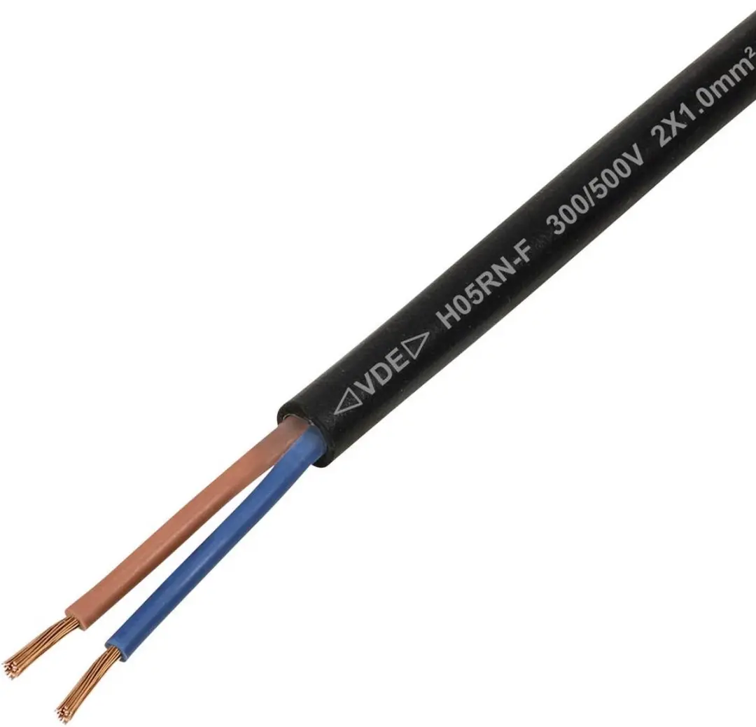 Tru Components TC-13389168 Rubberkabel H05RN-F 2x1mm²