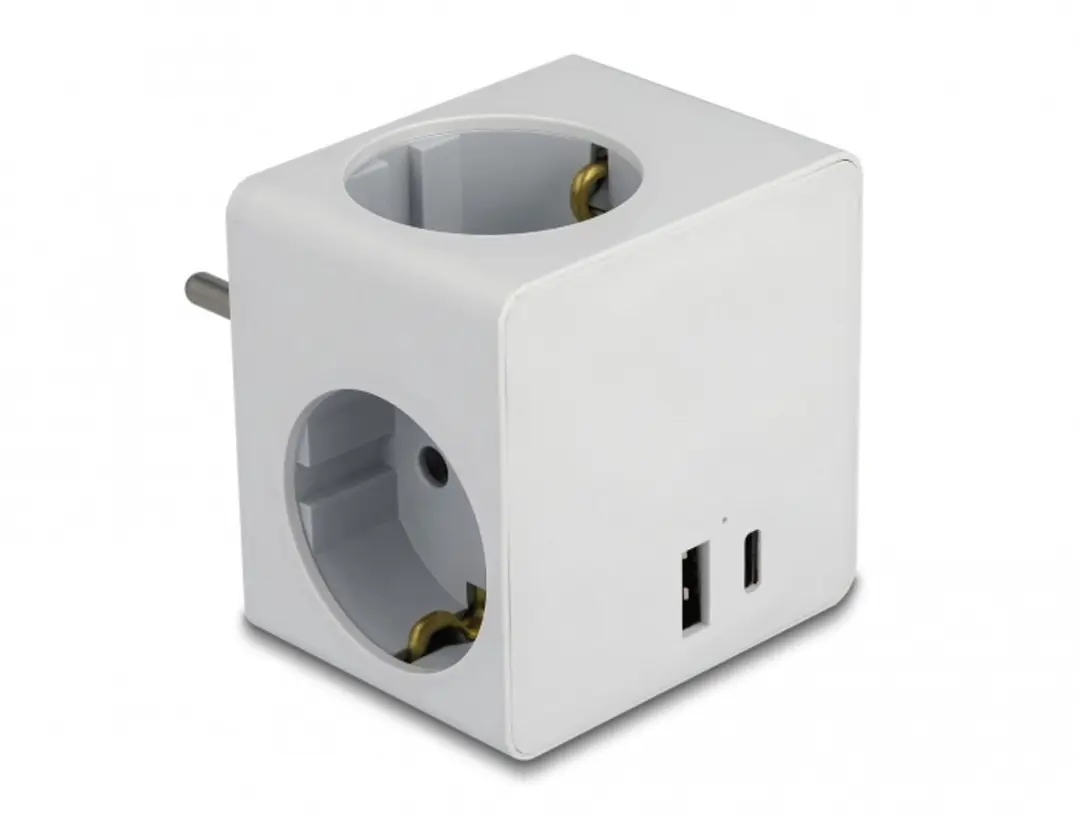 Delock Multi Socket Cube 3-Weg