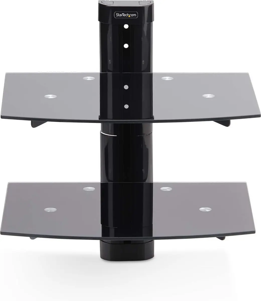 Startech 2B-WALL-MOUNT-SHELF Wandplanken voor Audio/Video - Dubbel - Zwart