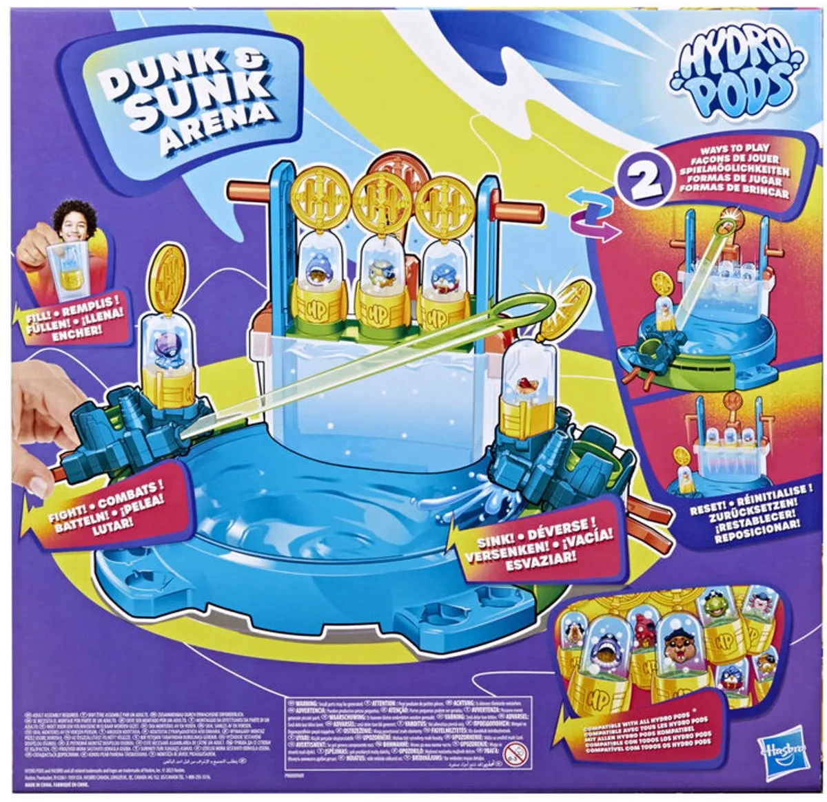 Hasbro Hydro Pods Dunk and Sunk Arena Speelset