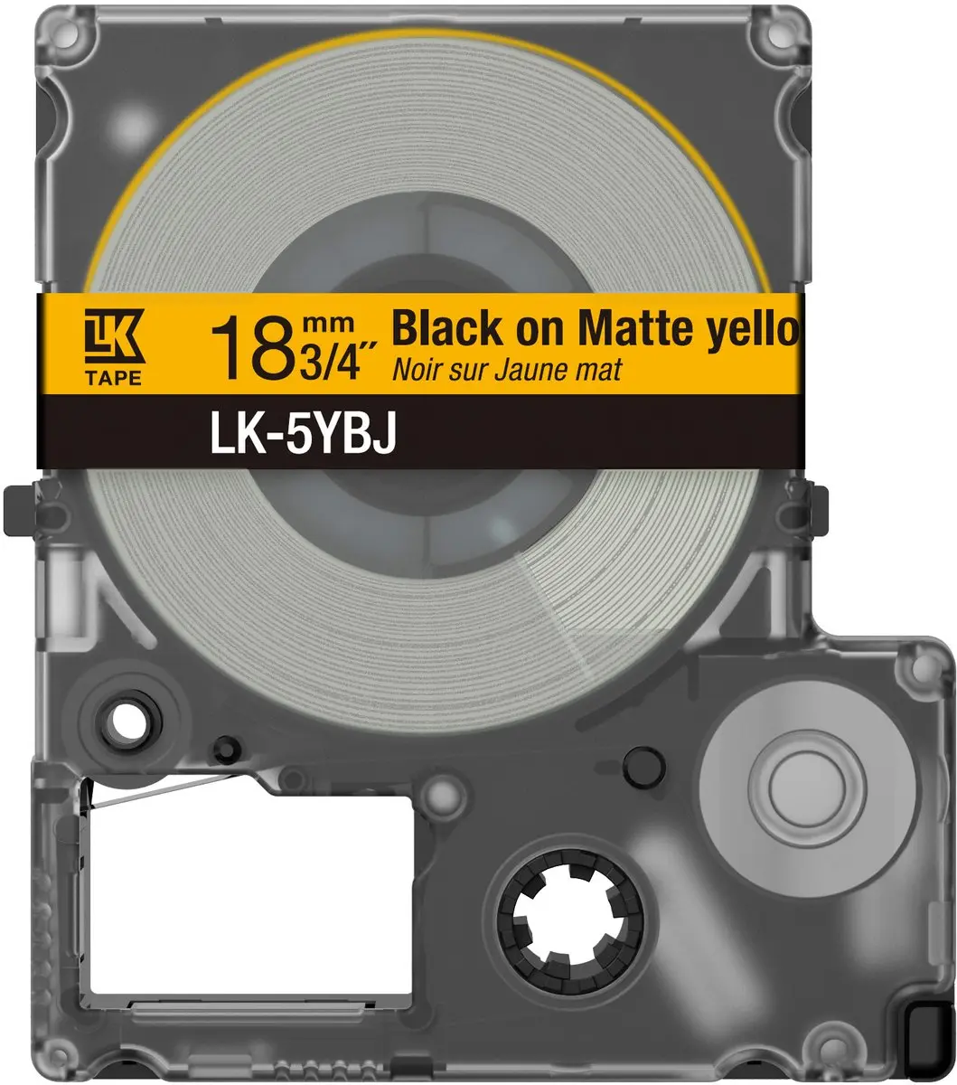 Epson LabelWorks LW-C410 Tape - Zwart op geel C53S672075