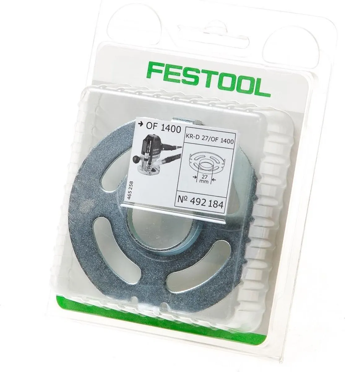 Festool Kr-D 27.0/Of1400 Kopieerring - 27Nm - Zilver