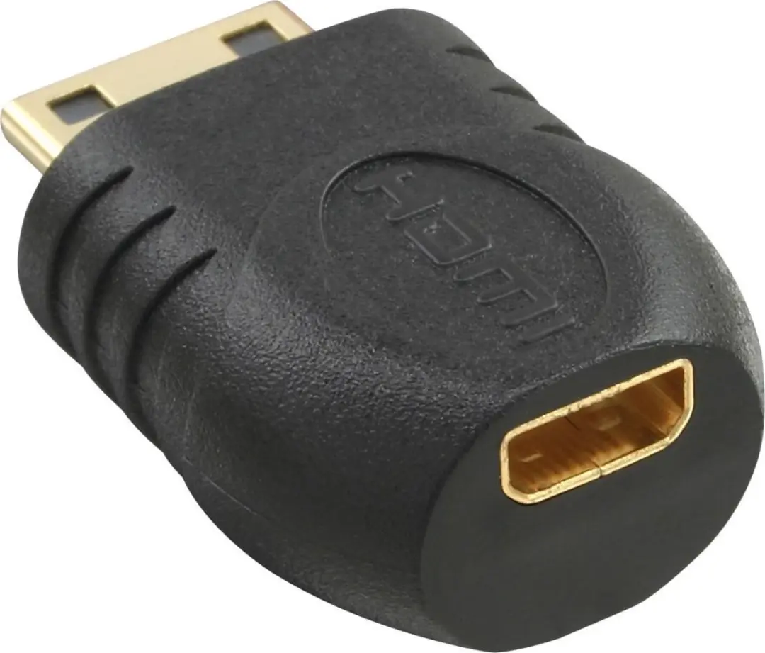 InLine Mini HDMI naar Micro HDMI Adapter 1.4 - 4K 30Hz - Zwart