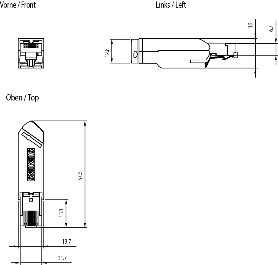 Siemens IE FC RJ45 Plug 145 6GK1901-1BB30-0AA0 - RJ45 Connector