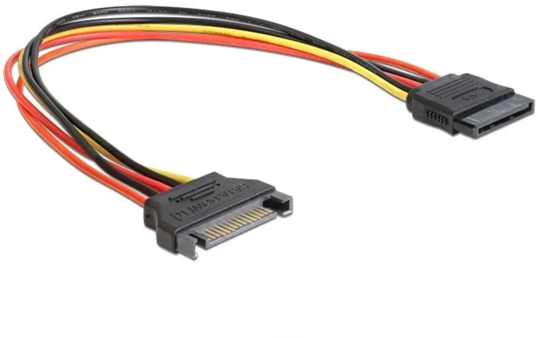 Delock SATA Voeding Verlengkabel 0,30m