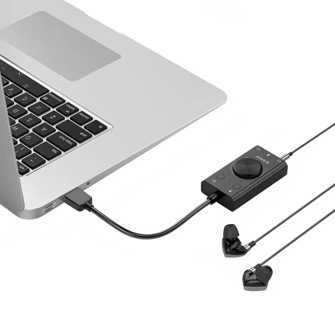 ORICO ORI-SC2-BK Externe Geluidskaart - 80dB - Zwart