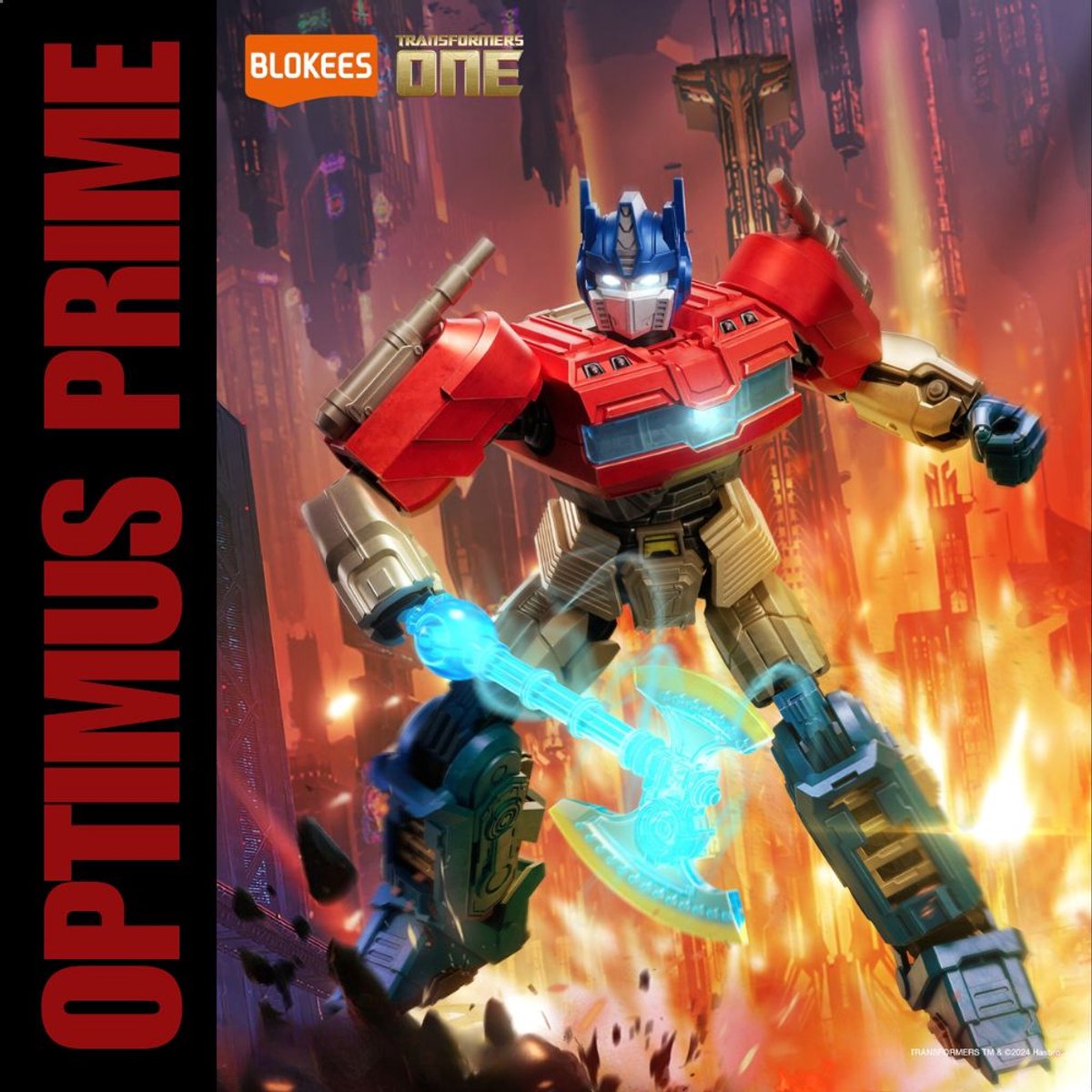 Blokees - Transformers One Classic Class 11 Orion Pax Optimus Prime | Auto Bots Wars Action Figure Edition | Robot technisch modelbouw | model kit | Educatief speelgoed bouwpakket | Bekend van manga & anime