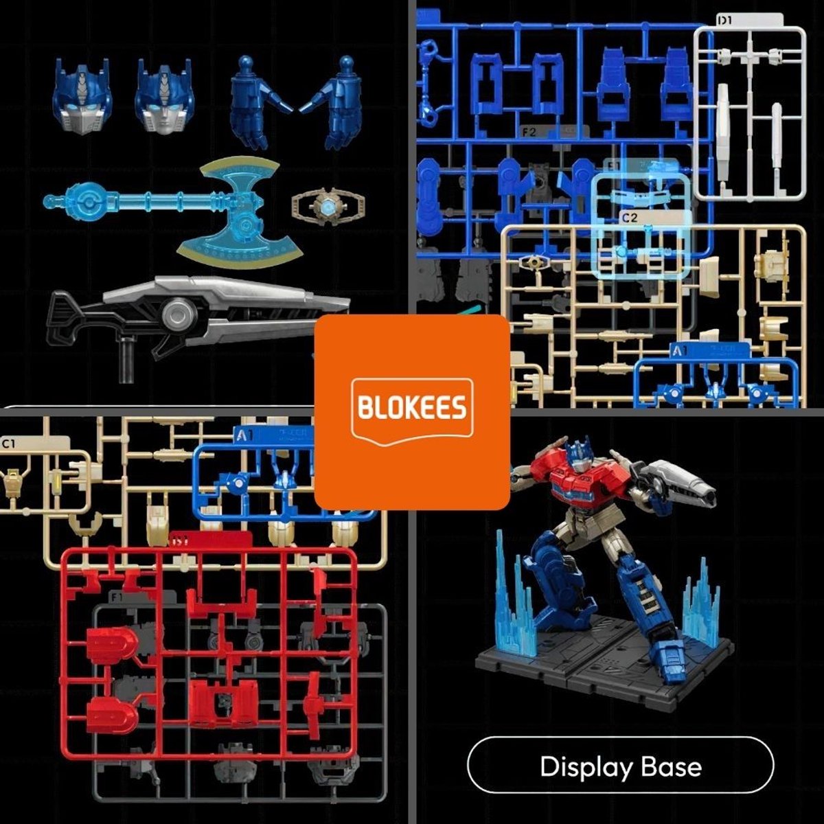 Blokees - Transformers One Classic Class 11 Orion Pax Optimus Prime | Auto Bots Wars Action Figure Edition | Robot technisch modelbouw | model kit | Educatief speelgoed bouwpakket | Bekend van manga & anime