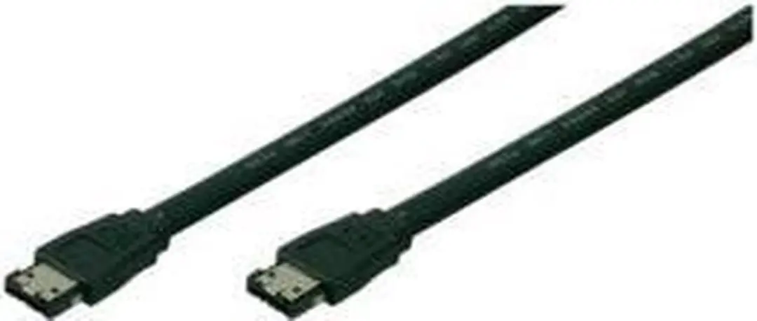 Logilink SATA-kabel met clip 150cm