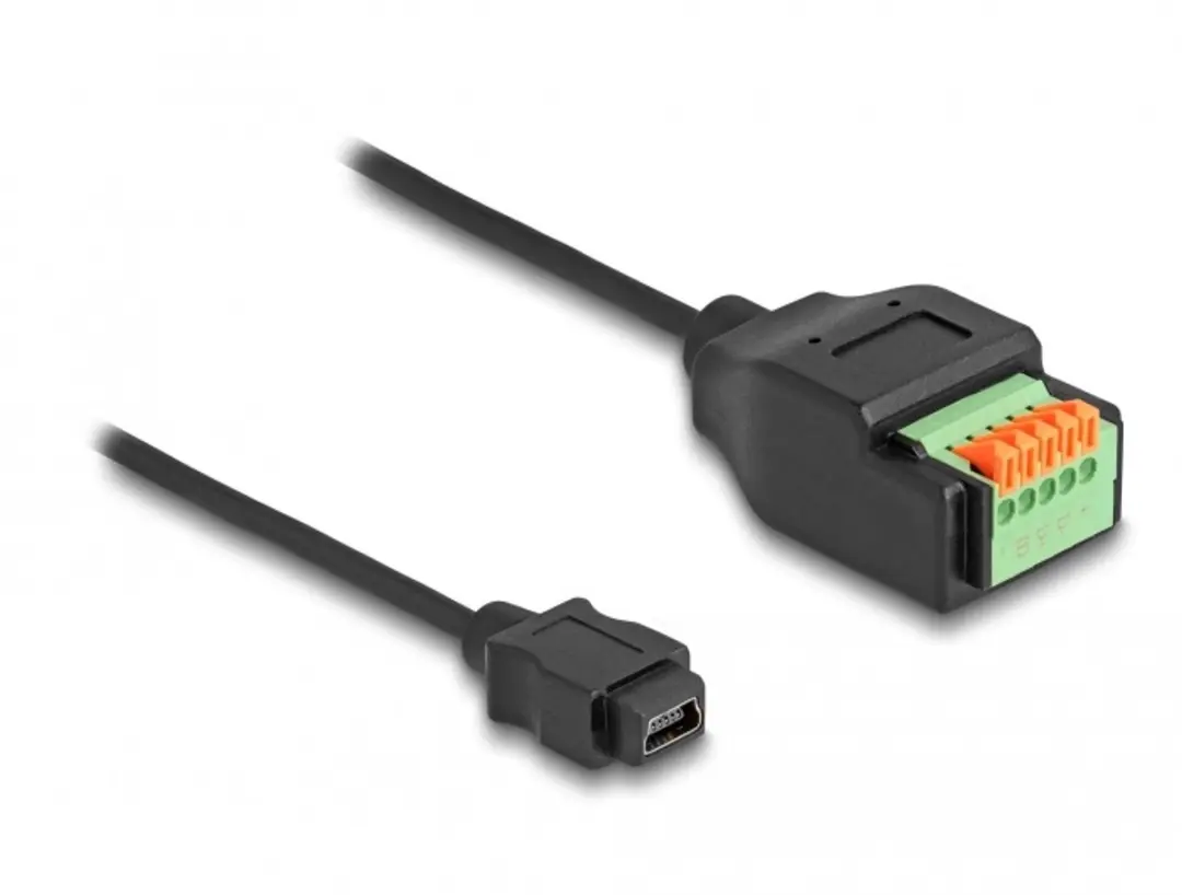 Delock USB 2.0 Mini-B naar Terminal Block Adapter