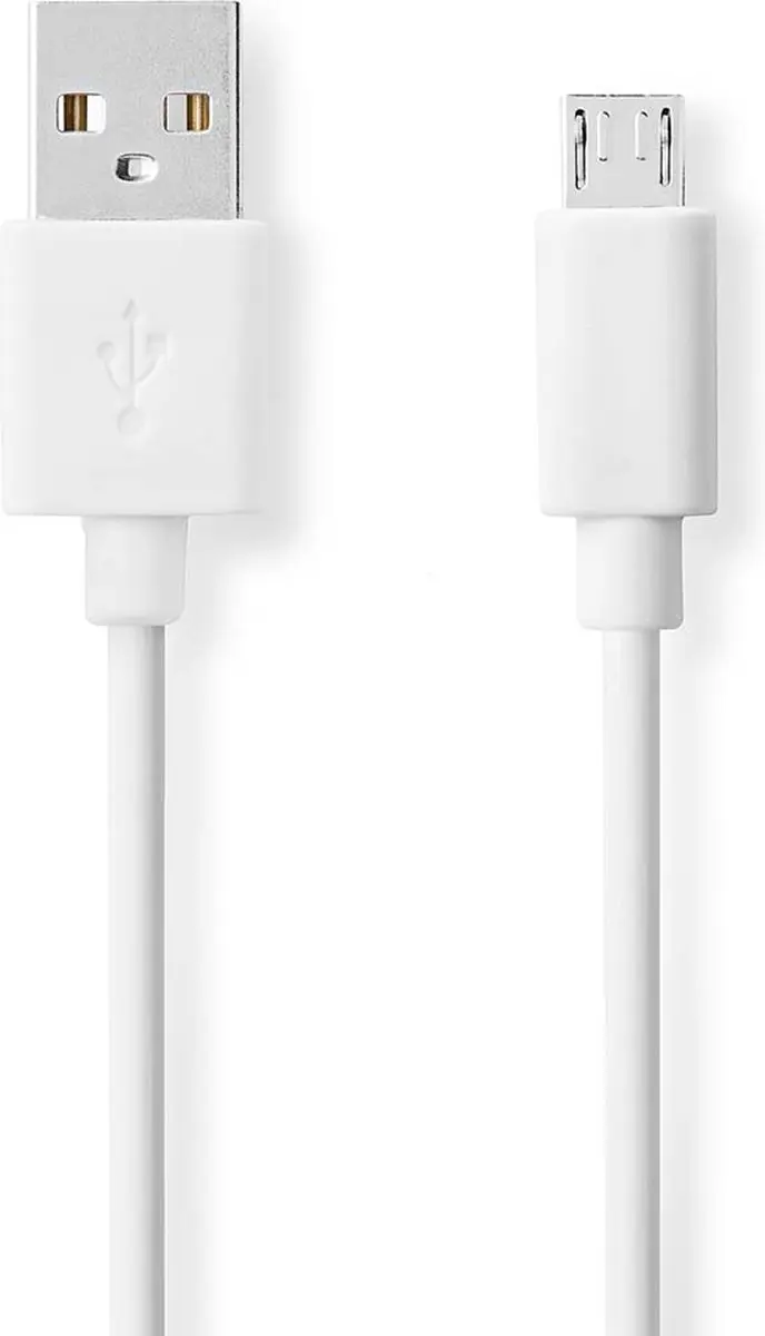 Nedis USB 2.0 A naar Micro-B Kabel 12W 1m