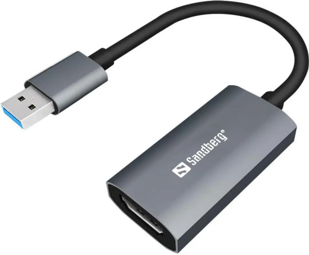 Sandberg 133-19 USB 3.0 naar HDMI Adapter - Grijs