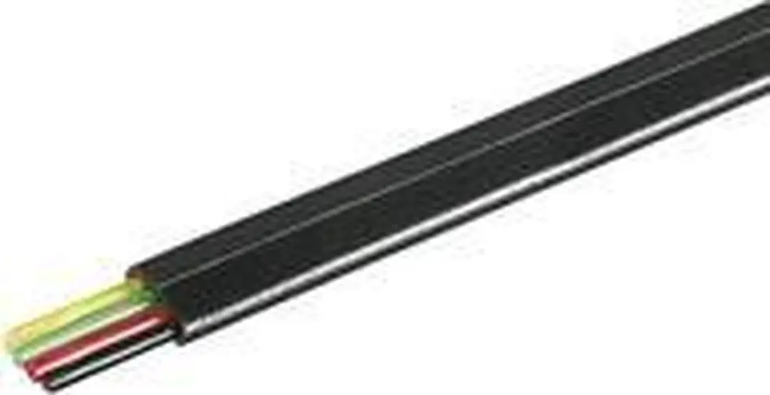 Goobay Telefoonkabel 4-aderig AWG30 - 100m - Zwart