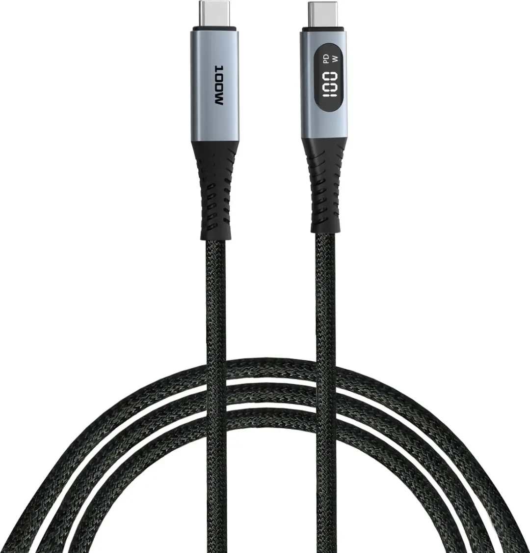 Verbatim USB-C naar USB-C Kabel 100W - 120cm Transparent