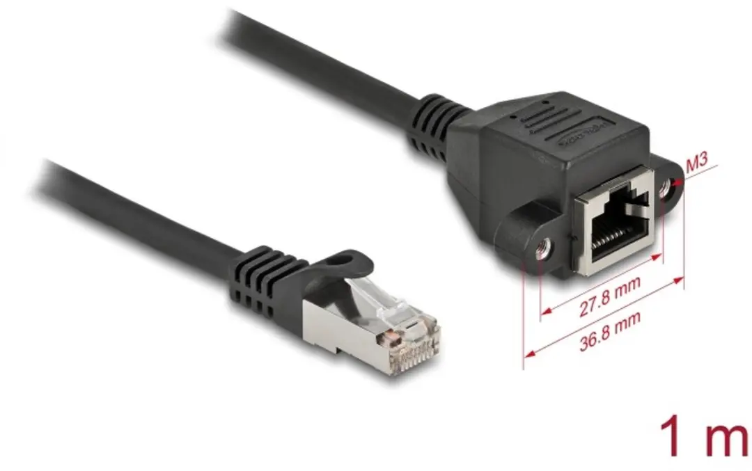 Delock Network Extension Kabel Cat.6A S/FTP RJ45