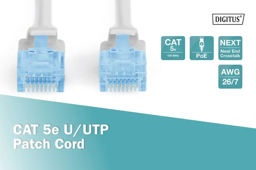 Digitus DK-1511-010 UTP Kabel Cat6 Rigid - 1m - Grijs